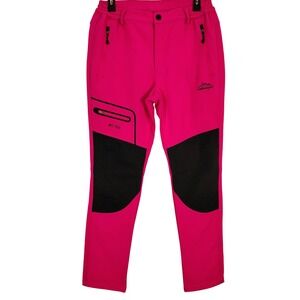 Outdoor Sport WEI-TEX Hot Pink Fleece Lined Softshell Hiking Pants Womens Med